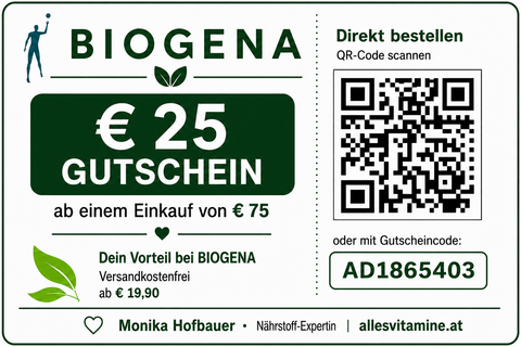 BIOGENA direkt bestellen – 25€ Kundenvorteil